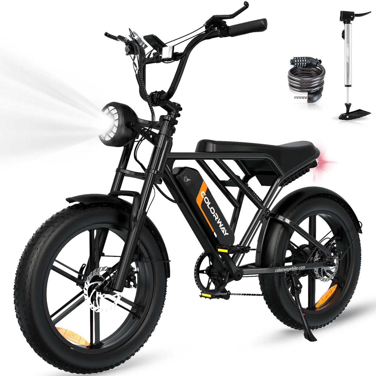 750W Electric Bike 20X4.0 Fat Tire 48V 15Ah Battery A705