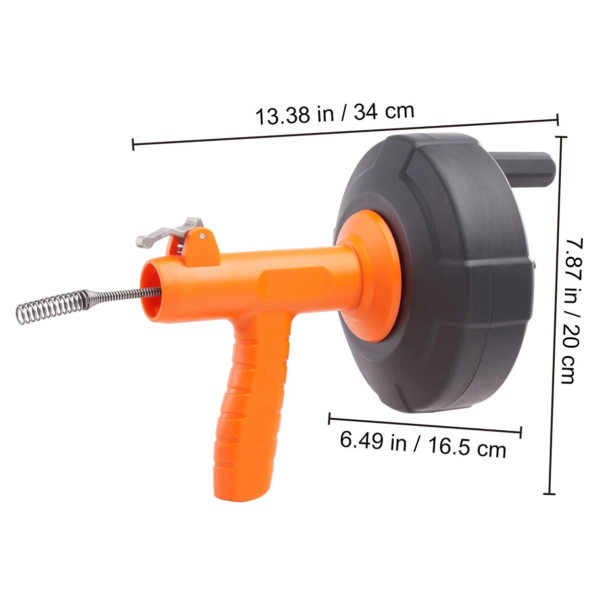 25ft 1/4in Manualfeed Drain Auger Drum L681985
