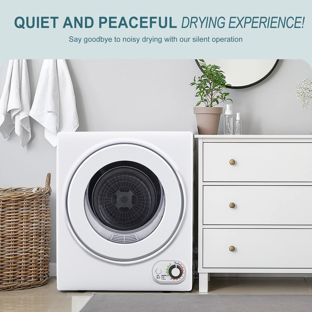 1.6 Cu. ft. Portable Electric Clothes Dryer I369