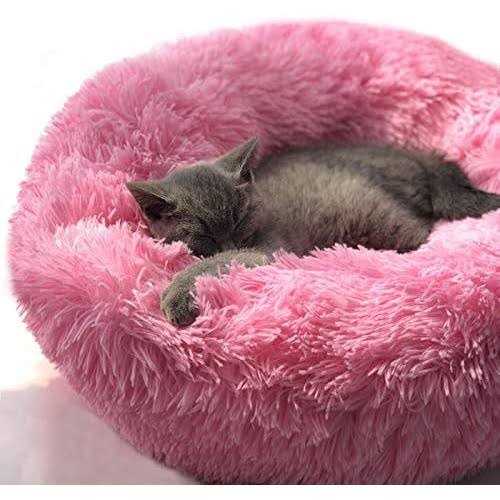 Soft Plush Round Pet Bed Q594