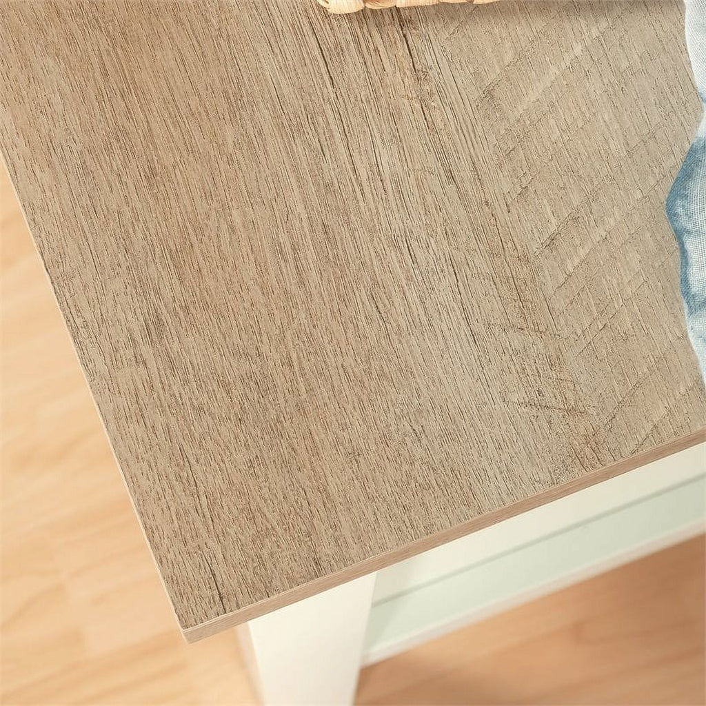 Soft White Entryway Bench with Storage S95968