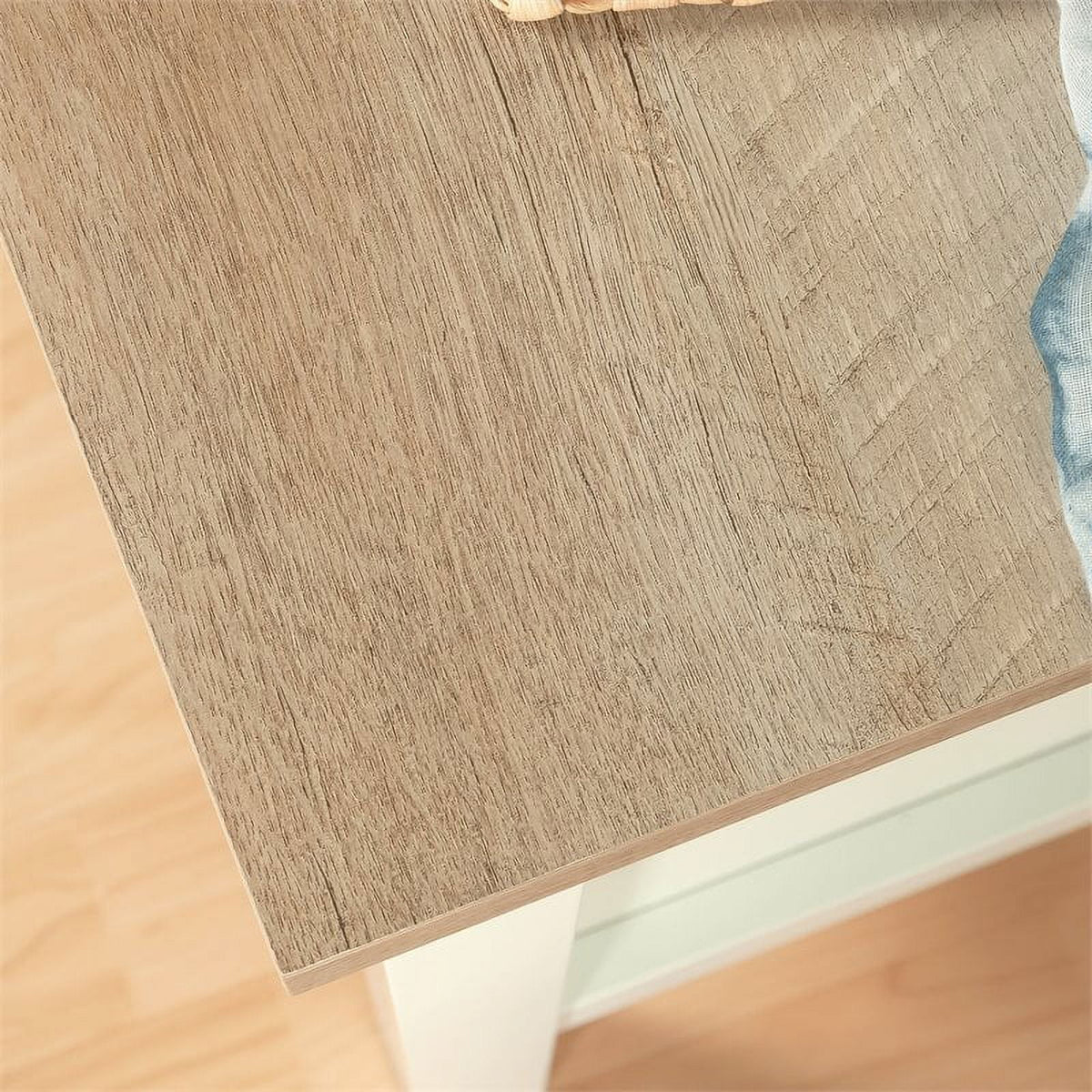 Soft White Entryway Bench with Storage S95968