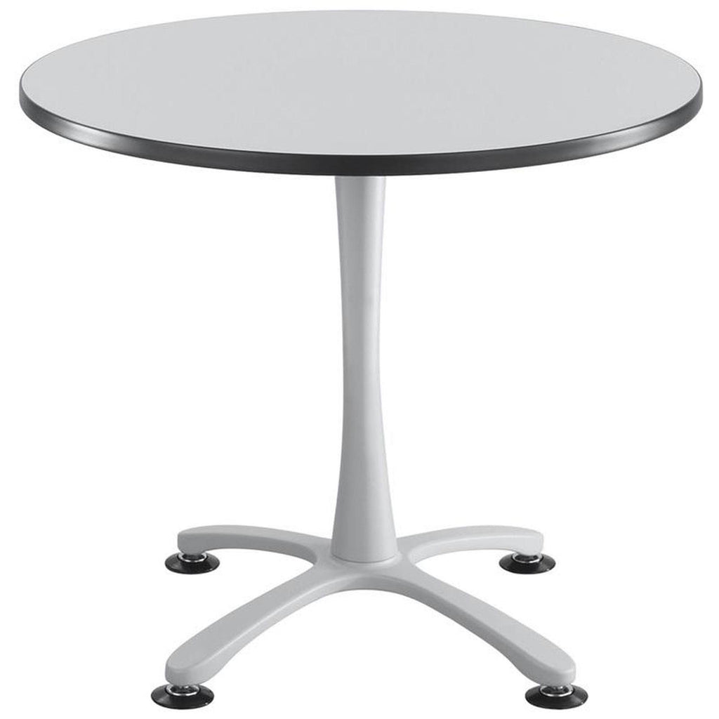 36x22 Round Sitting Height Silver/Gray Chair B193