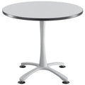 36x22 Round Sitting Height Silver/Gray Chair B193