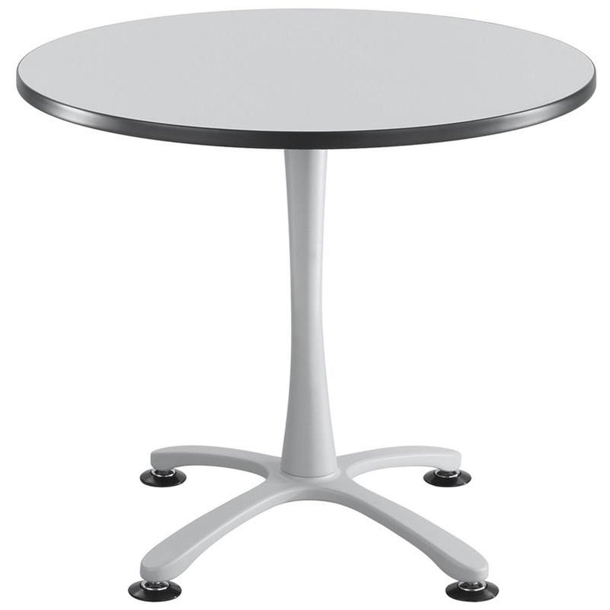 36x22 Round Sitting Height Silver/Gray Chair B193