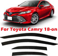 Dark Tinted Side Window Visor Deflectors Pack of 2 P491