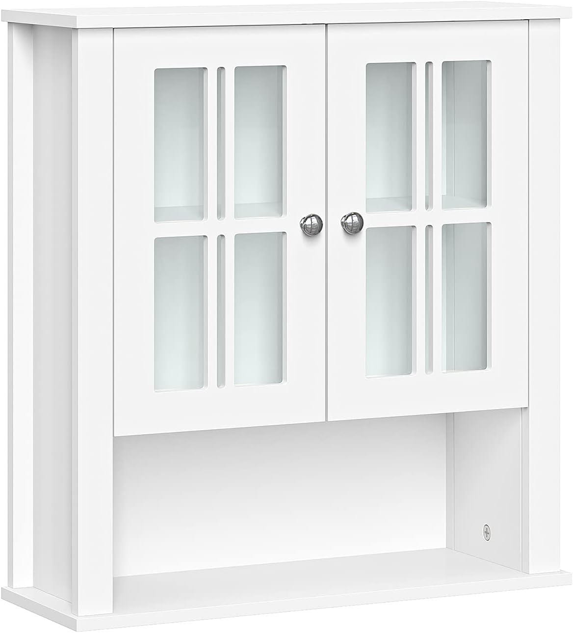 White Two Door Wall Cabinet I7556