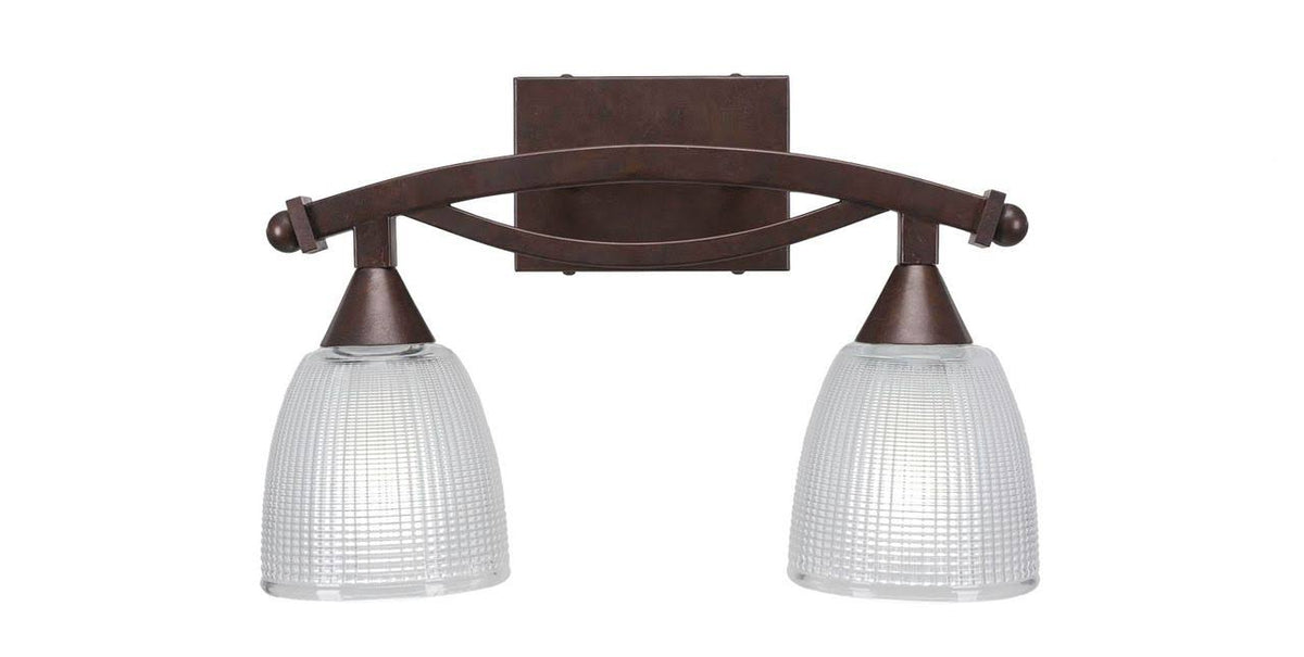 Two Light Bath Bar Bronze Finish with Clear Glass H964554