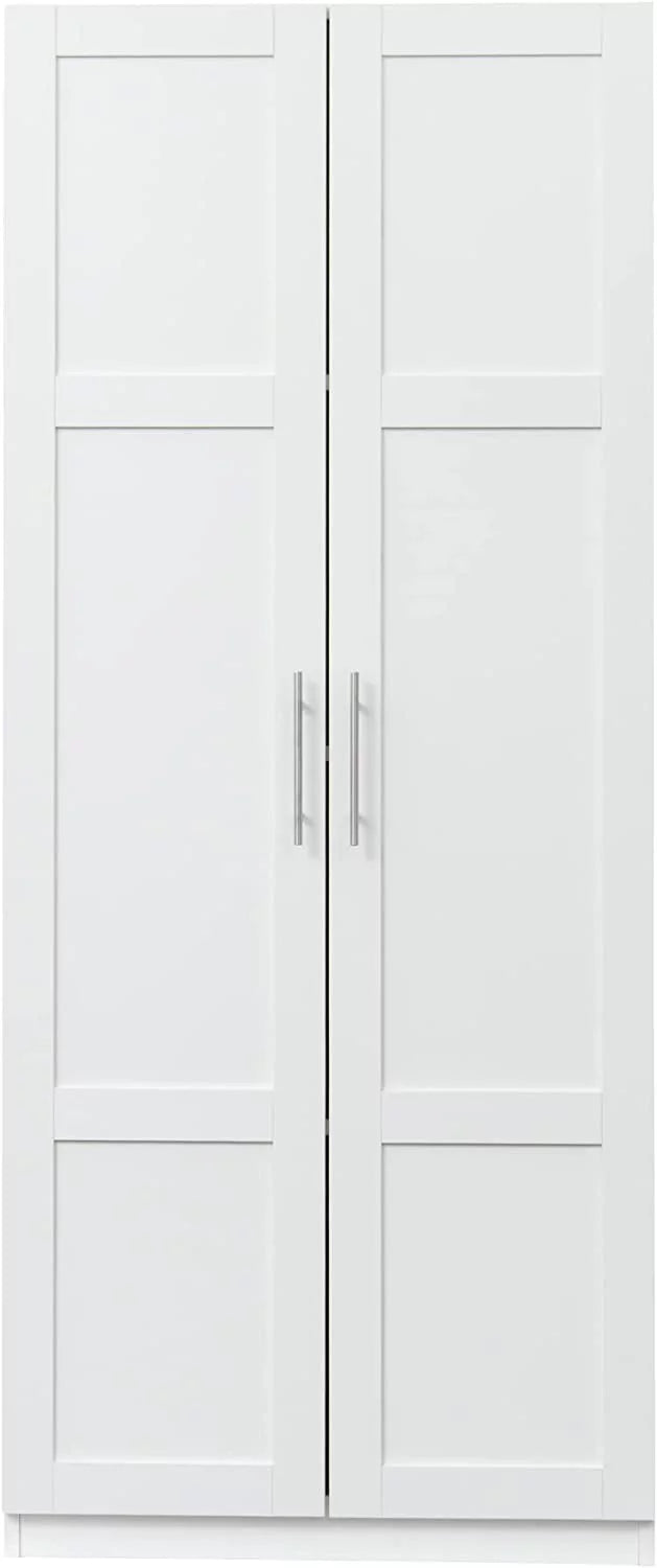 71" H Wood Storage Cabinet with 3 Adjustable Shelves D904