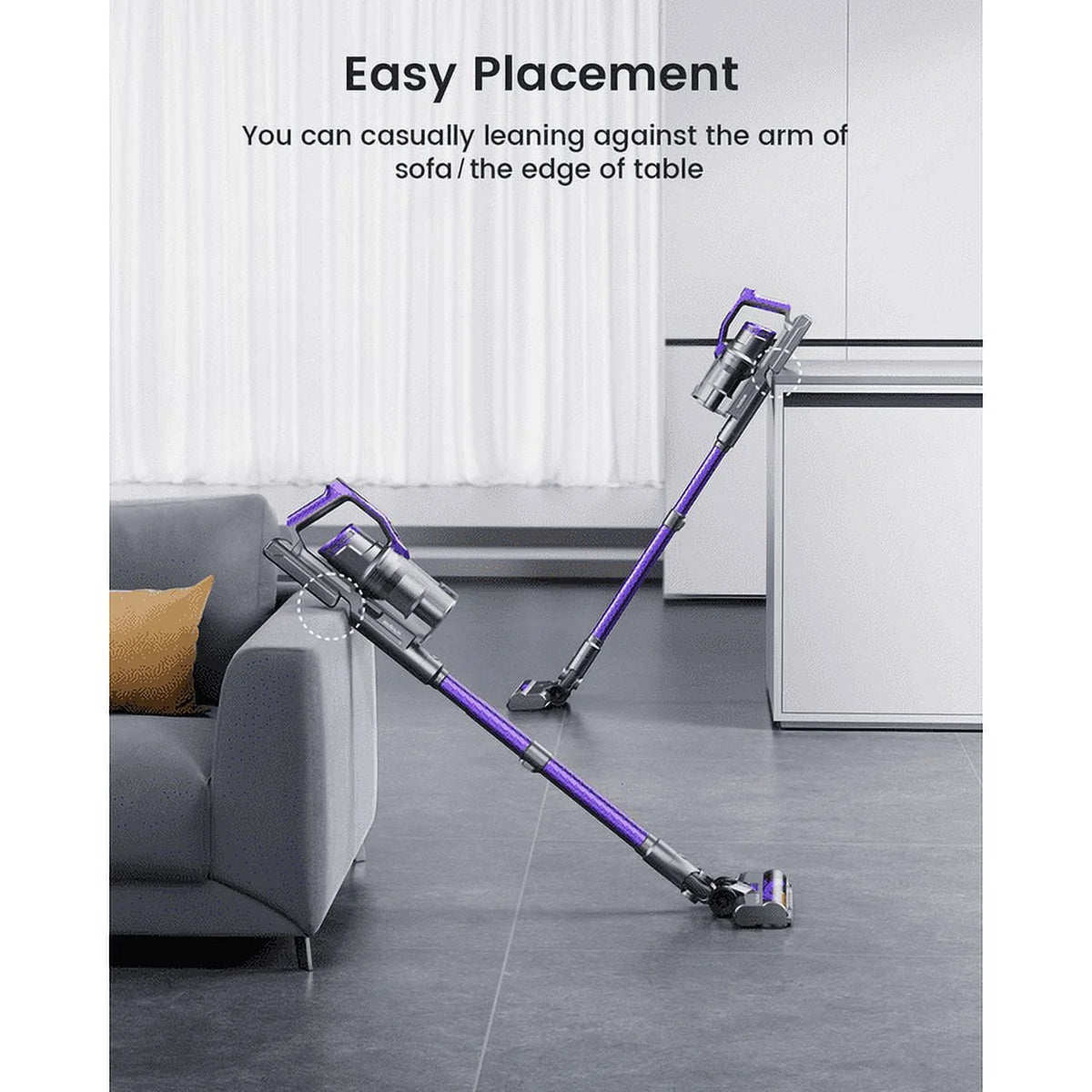 Cordless Stick Vacuum Cleaner 450W 33KPa Lightweight J231286