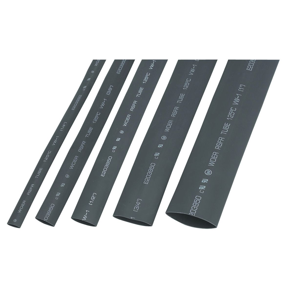 Heat-Shrink Wire Wrap Assortment, 5-Piece E353058