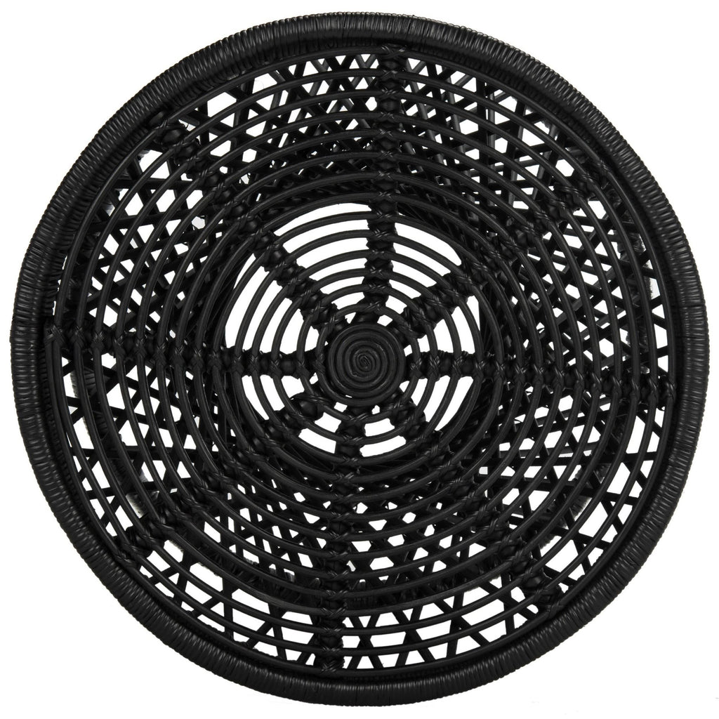 Black Small Accent Table A3285