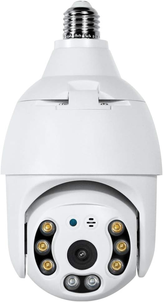 2K 3.0MP Wireless PTZ Security Camera with E27 Bulb Connector B66607