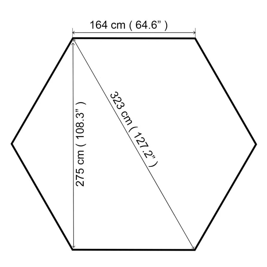 Beige Garden Marquee Gazebo Tent M968