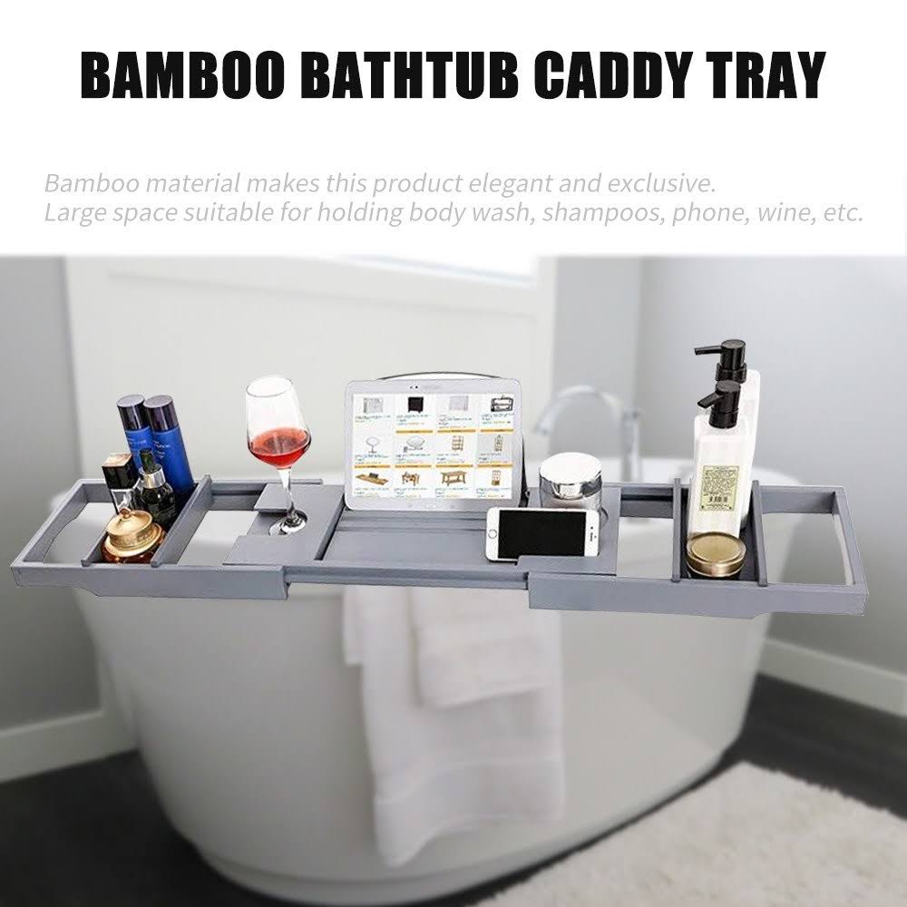 Bamboo Bathtub Caddy Tray D4295