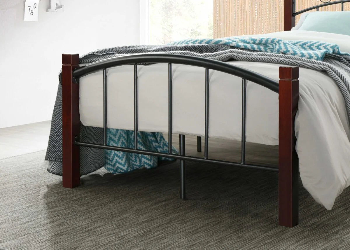 Metal Platform Bed with Headboard and Footboard Full Size P41417