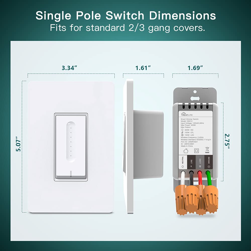4 Pack Smart Dimmer Switch J4695