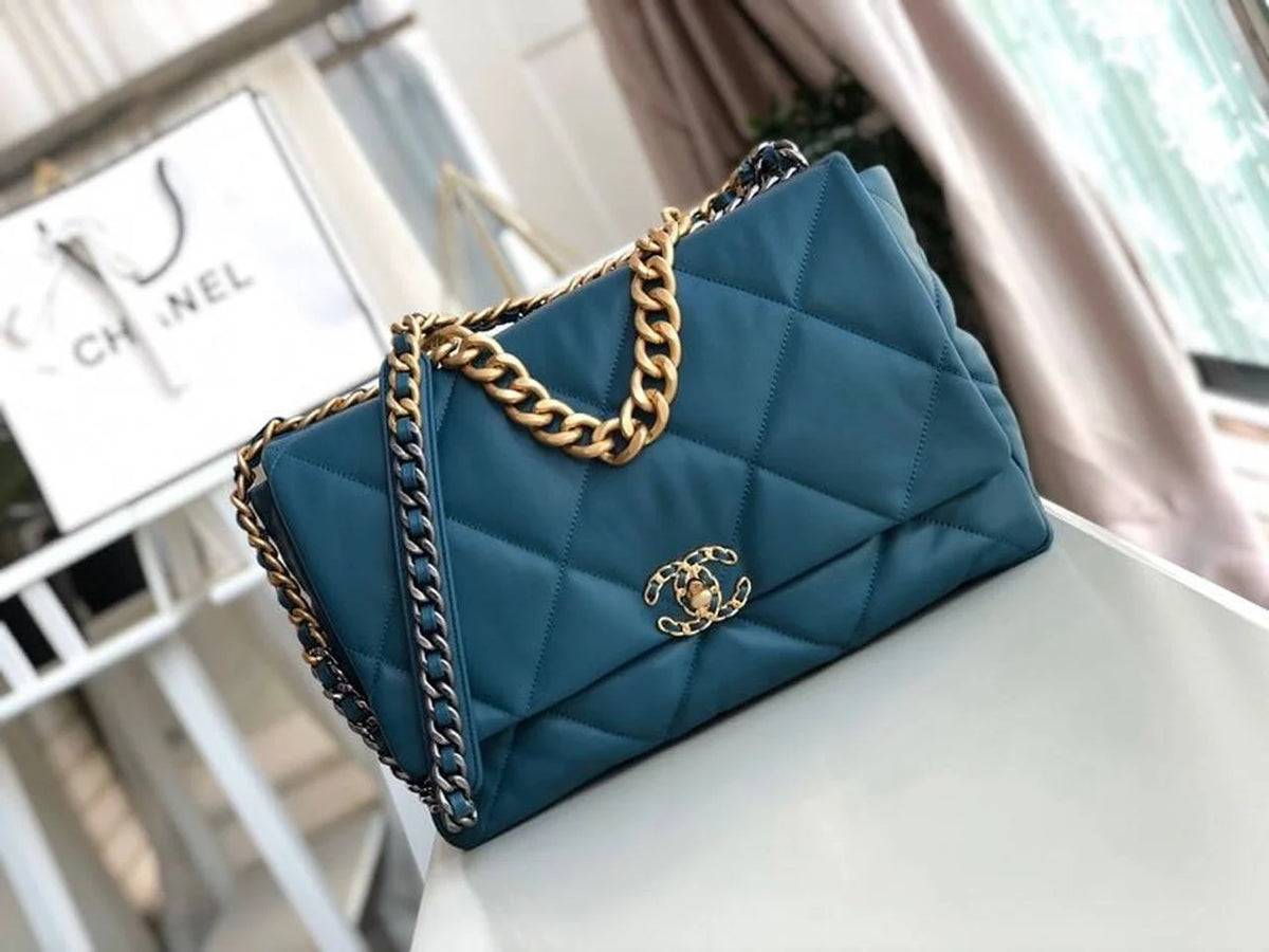 Teal Shoulder and Crossbody Handbag M7827