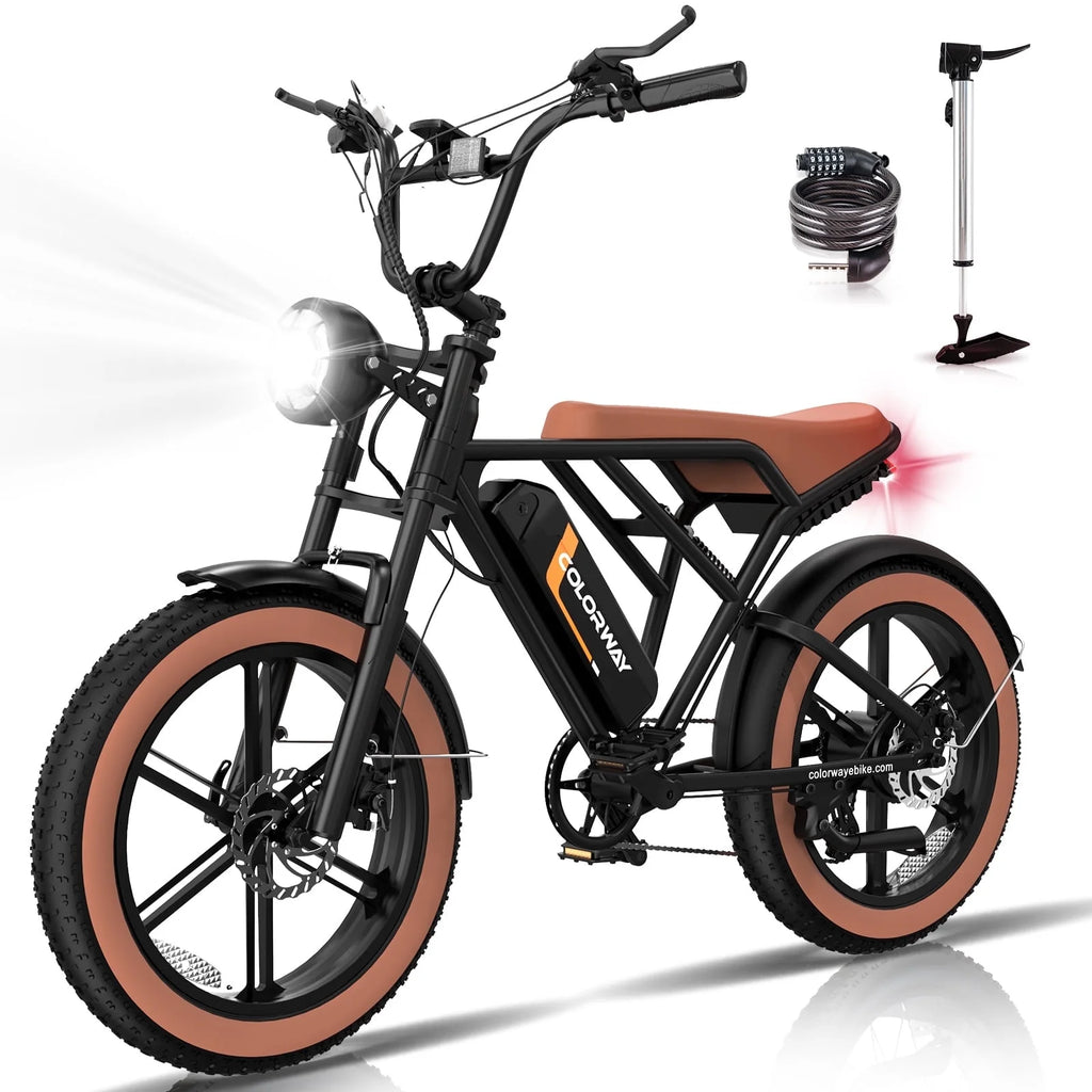 750W Electric Bike 20X4.0 Fat Tire 48V 15Ah Battery A705