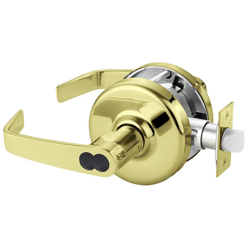 Bright Brass Cylindrical Lock B592