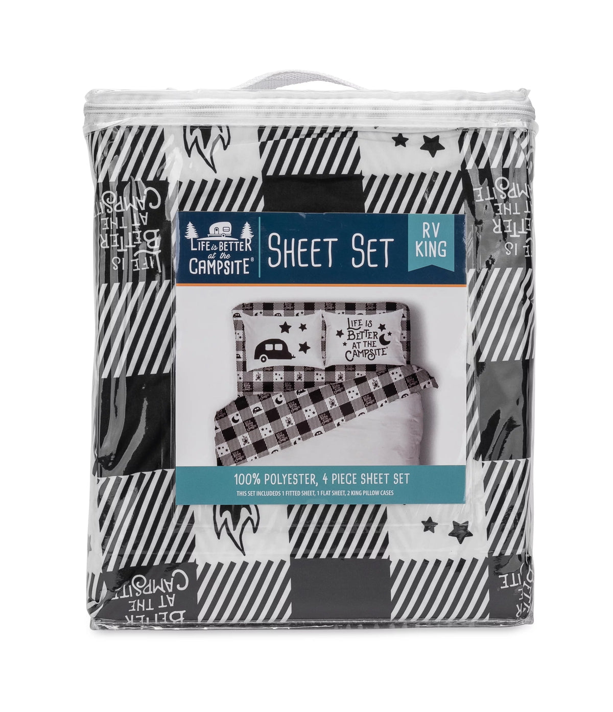 RV King Polyester Bed Sheet Set B440914