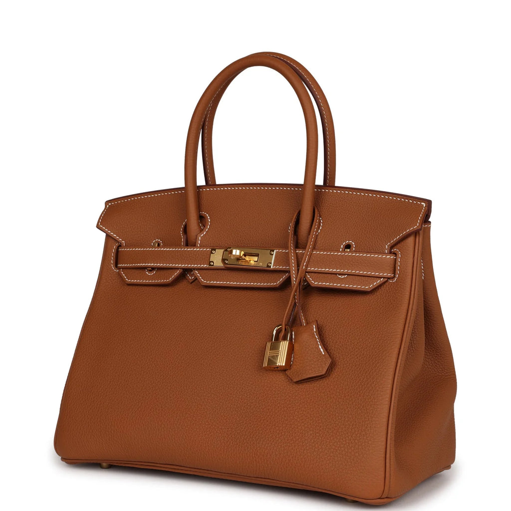 Gold Togo Leather Handbag V683209