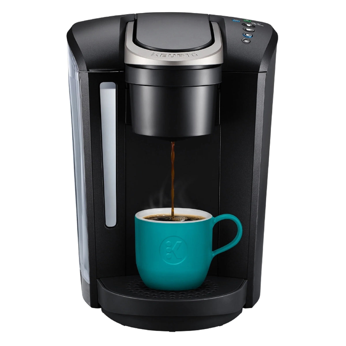 Single-Serve K-Cup Pod Coffee Maker with 12oz Brew Size, Matte Black M3246