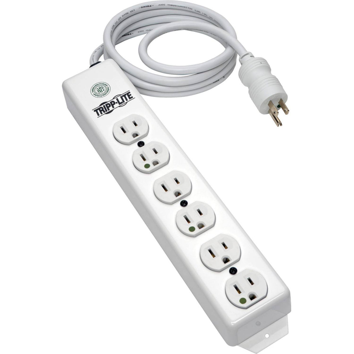 6-Outlet Medical Power Strip 15ft Cord X2074