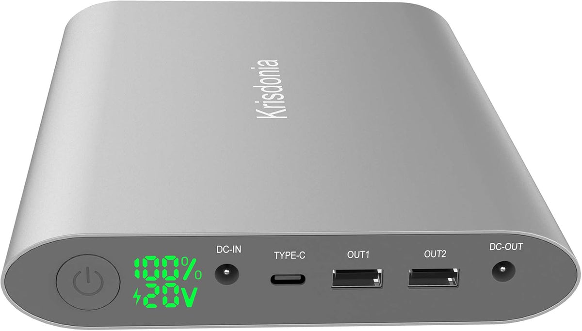 50000mAh Laptop Power Bank with QC3.0 USB-A Port & 12V Type-C Port Z313807