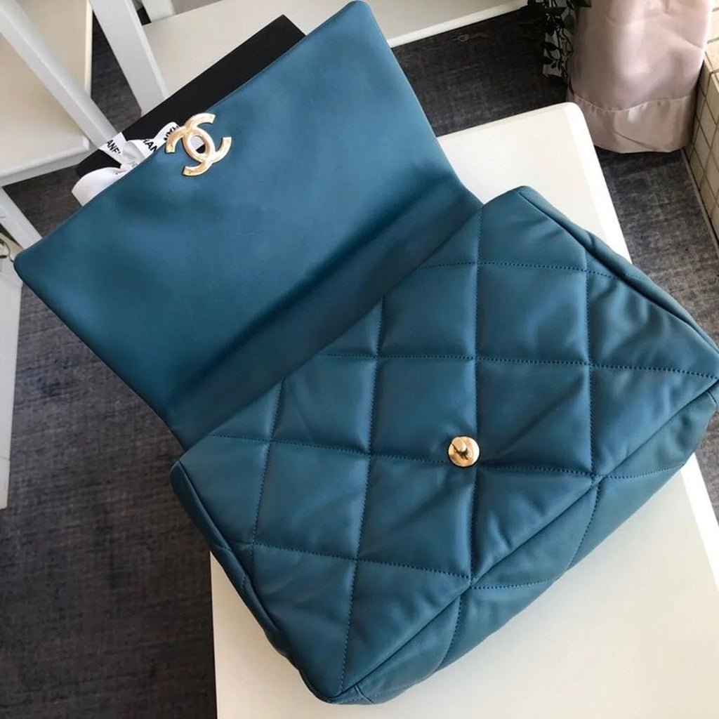 Teal Shoulder and Crossbody Handbag M7827