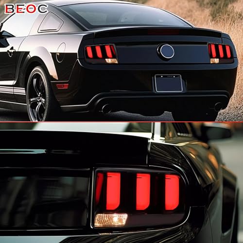 Black Smoked LED Tail Lights D80417