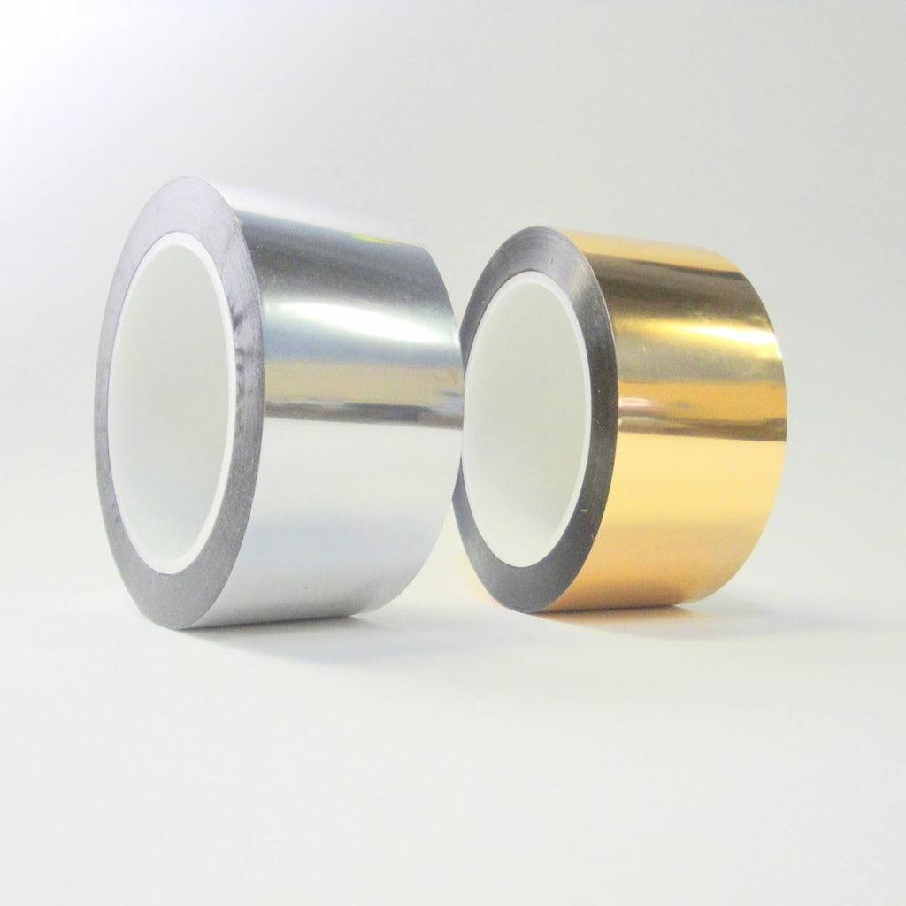 6 inch Metalized Polyester Film Tapes Gold [8 Rolls] J843
