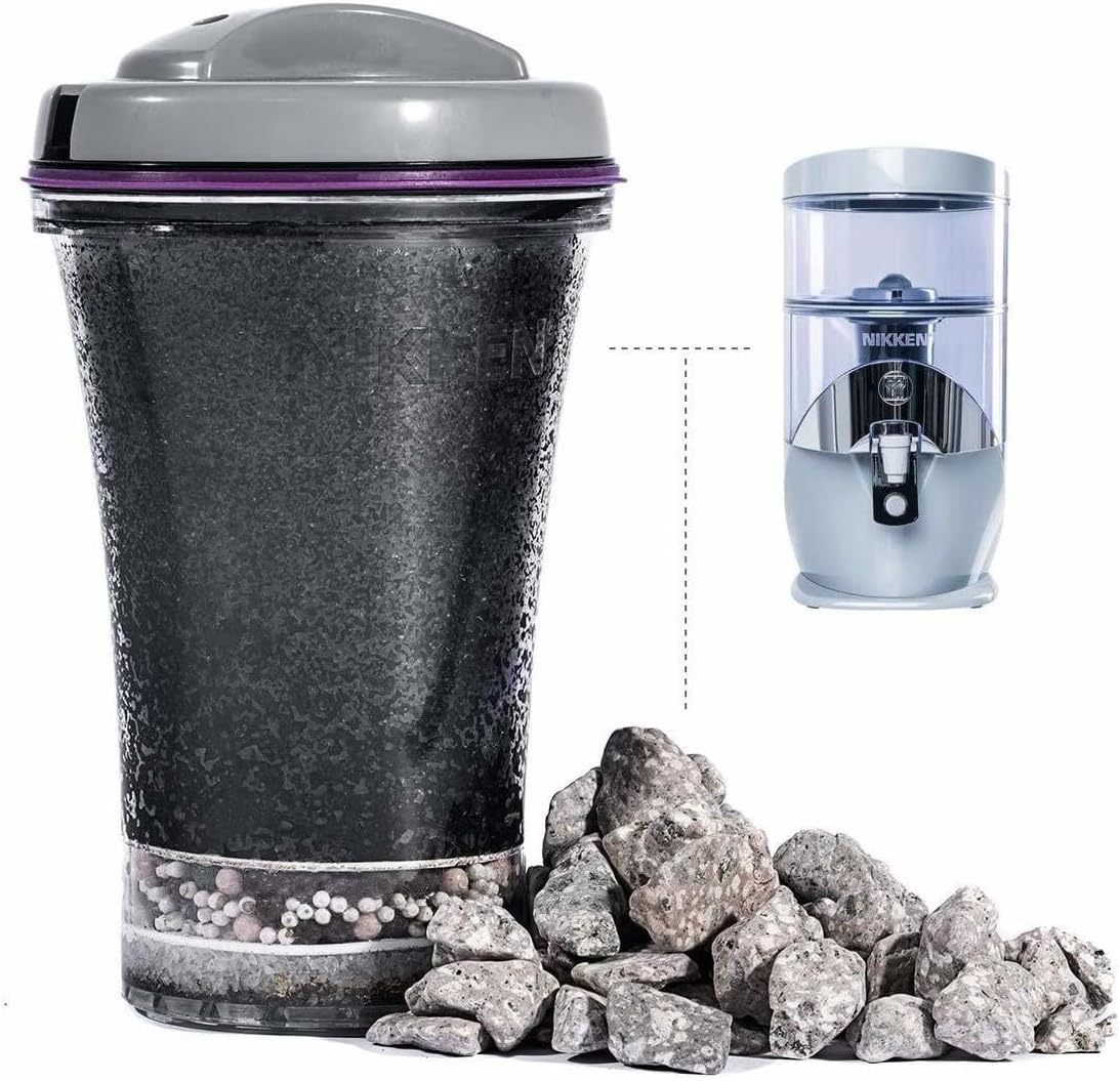 1 Filter Cartridge + 1 Mineral Stones Water Filter Replacement J4704