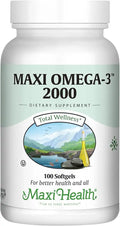 Triple Strength 2000 mg Omega 3 Fish Oil Softgels with EPA and DHA F204