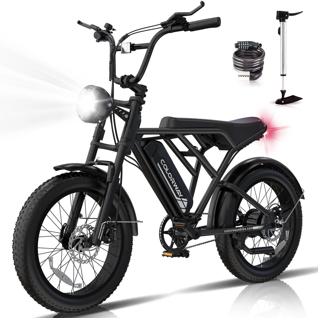 750W Electric Bike 20X4.0 Fat Tire 48V 15Ah Battery A705