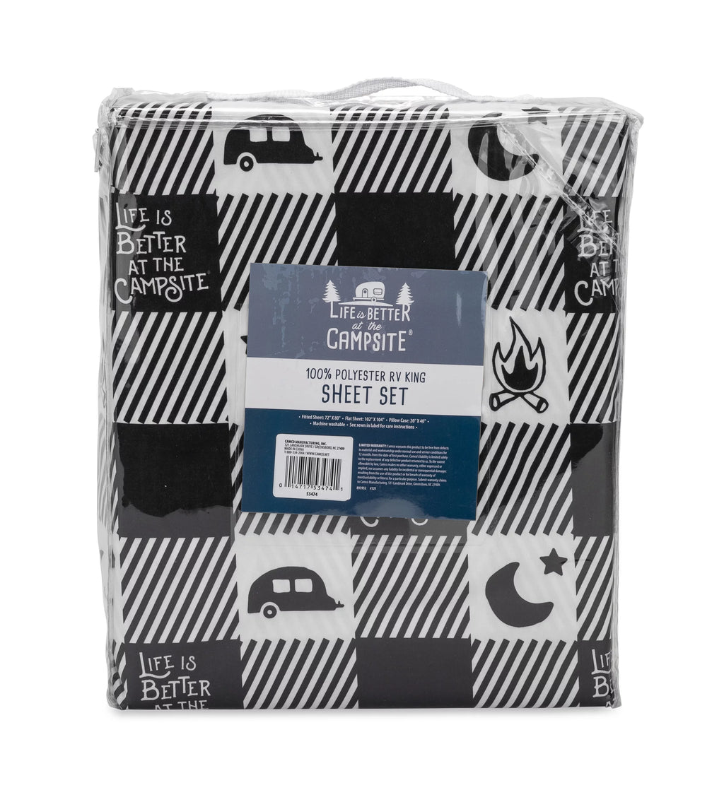 RV King Polyester Bed Sheet Set B440914