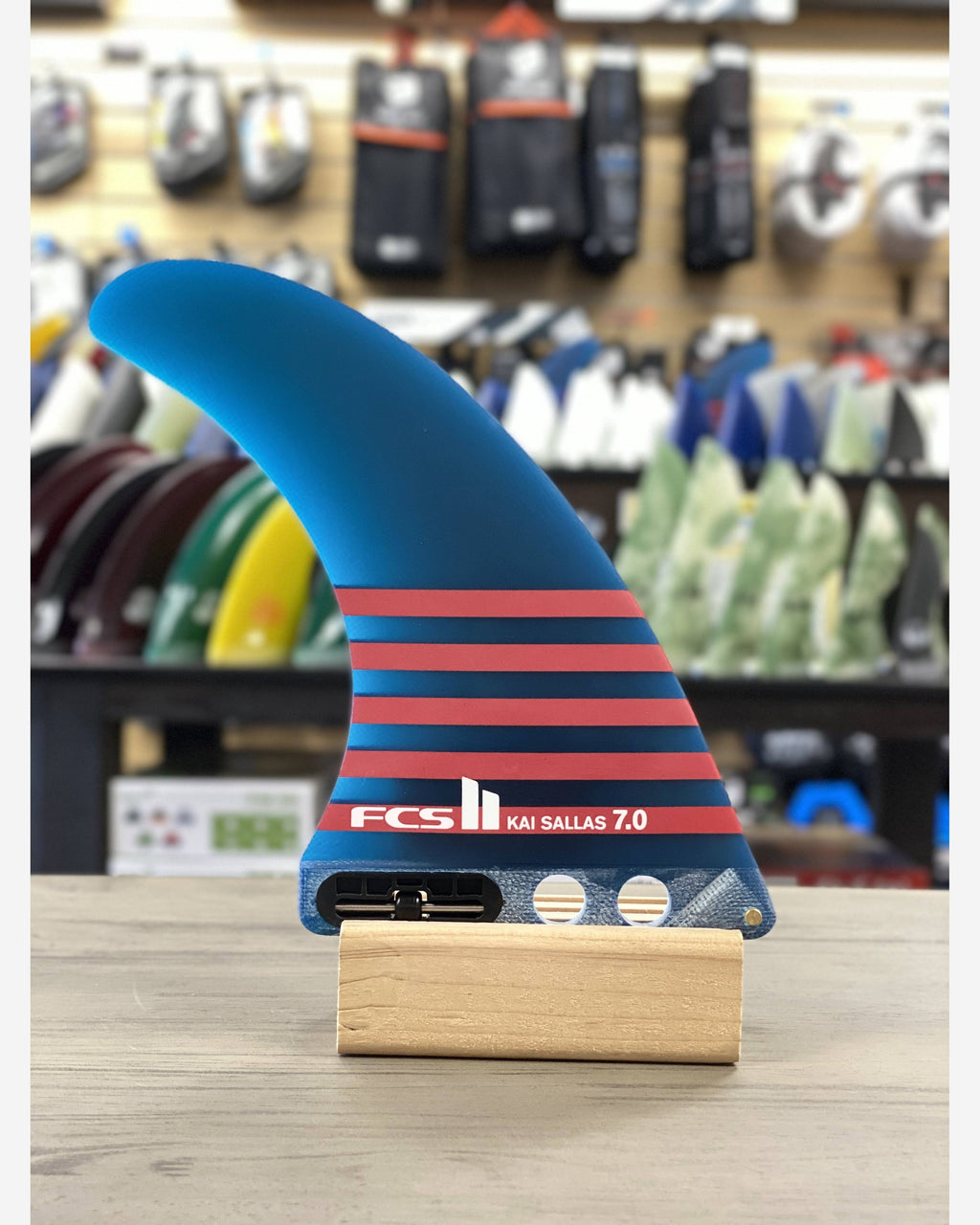 Navy Blue 7in Longboard Fin M41997
