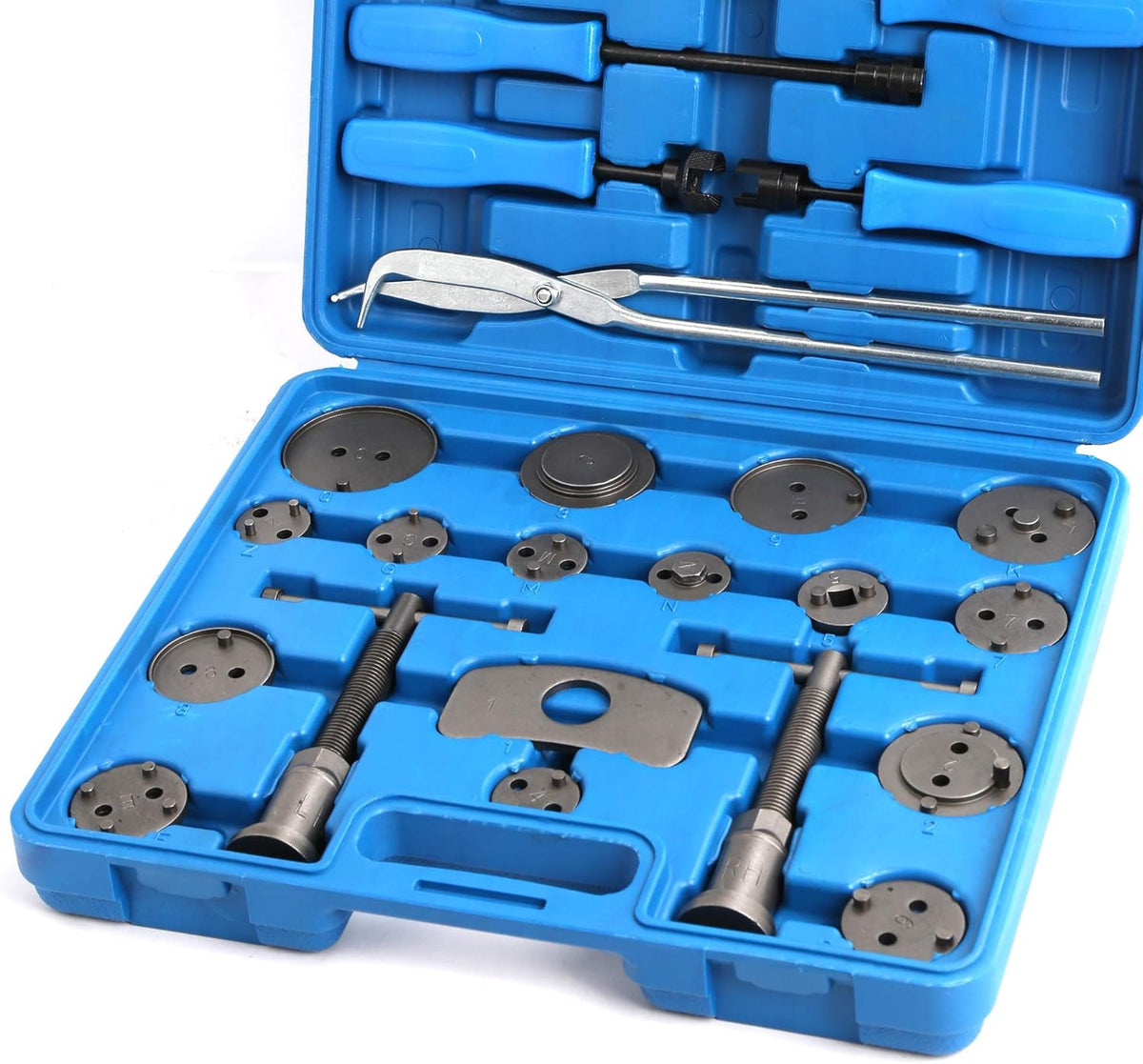 18pc Brake Caliper Tool Set & 8 Pc Drum Brake Tool Kit Y18790