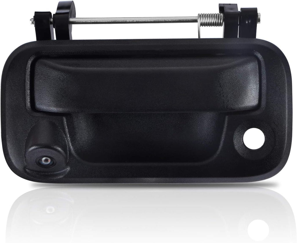 Black Tailgate Backup Reverse Handle with Backup Camera for Pickup Truck Pack of 2 C138126