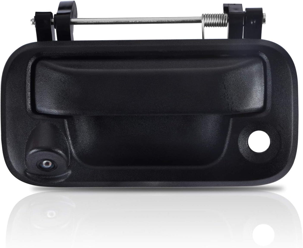 Black Tailgate Backup Reverse Handle with Backup Camera for Pickup Truck Pack of 2 C138126