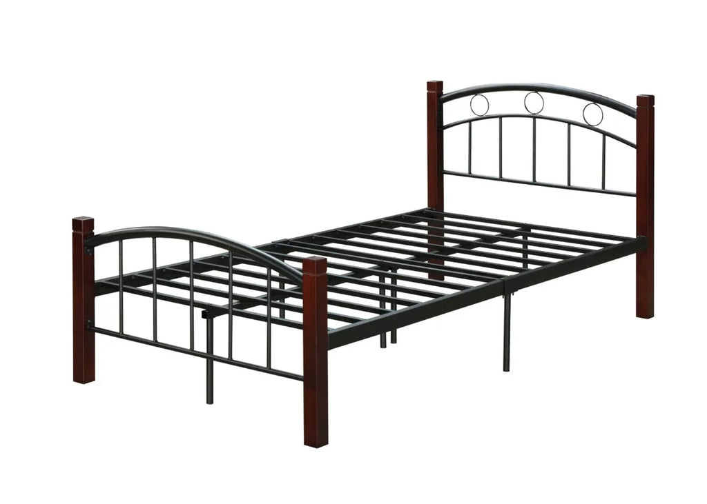 Metal Platform Bed with Headboard and Footboard Full Size P41417