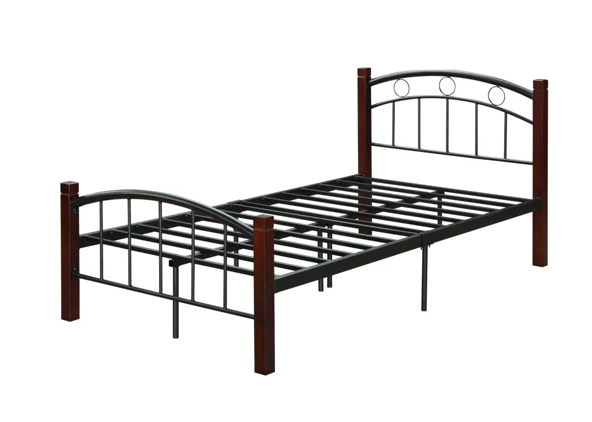 Metal Platform Bed with Headboard and Footboard Full Size P41417