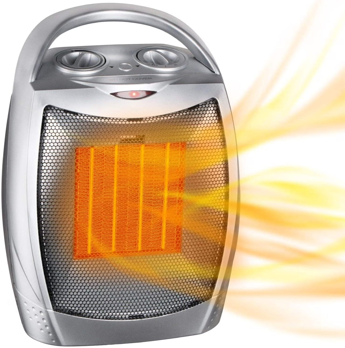 1500W/750W Ceramic Space Heater Fan H7536