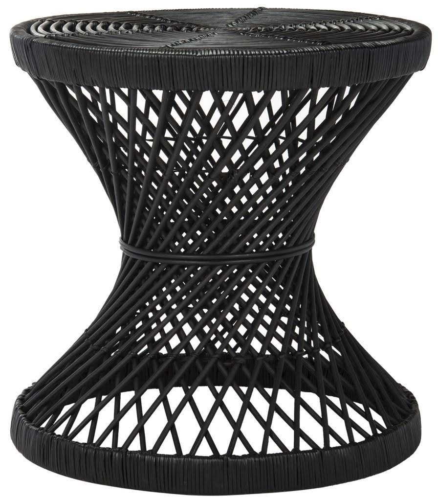 Black Small Accent Table A3285
