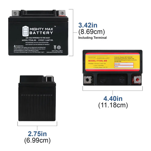 12V SLA Replacement Battery K631596