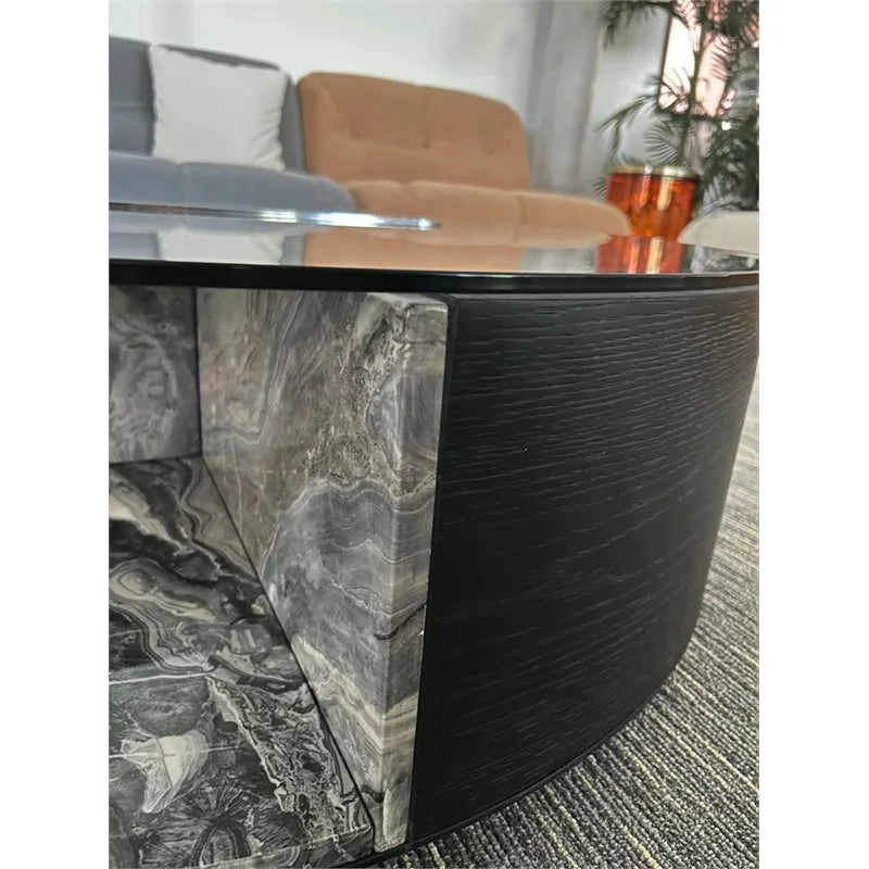Faux Marble & Wood Coffee Table T998327