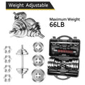 66 lbs Adjustable Dumbbells Set Q794