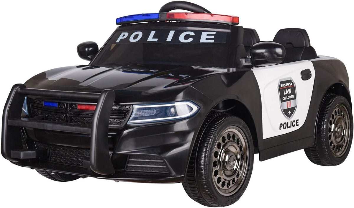 12V Ride On Police Car Toy with Remote Control Lights Siren X261359