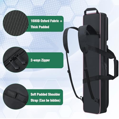 4x5 Soft Padded Pool Cue Case with Backpack Straps N826514