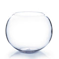Clear Glass Bubble Bowl Vase N156